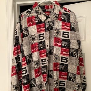 Avirex button up long sleeve shirt